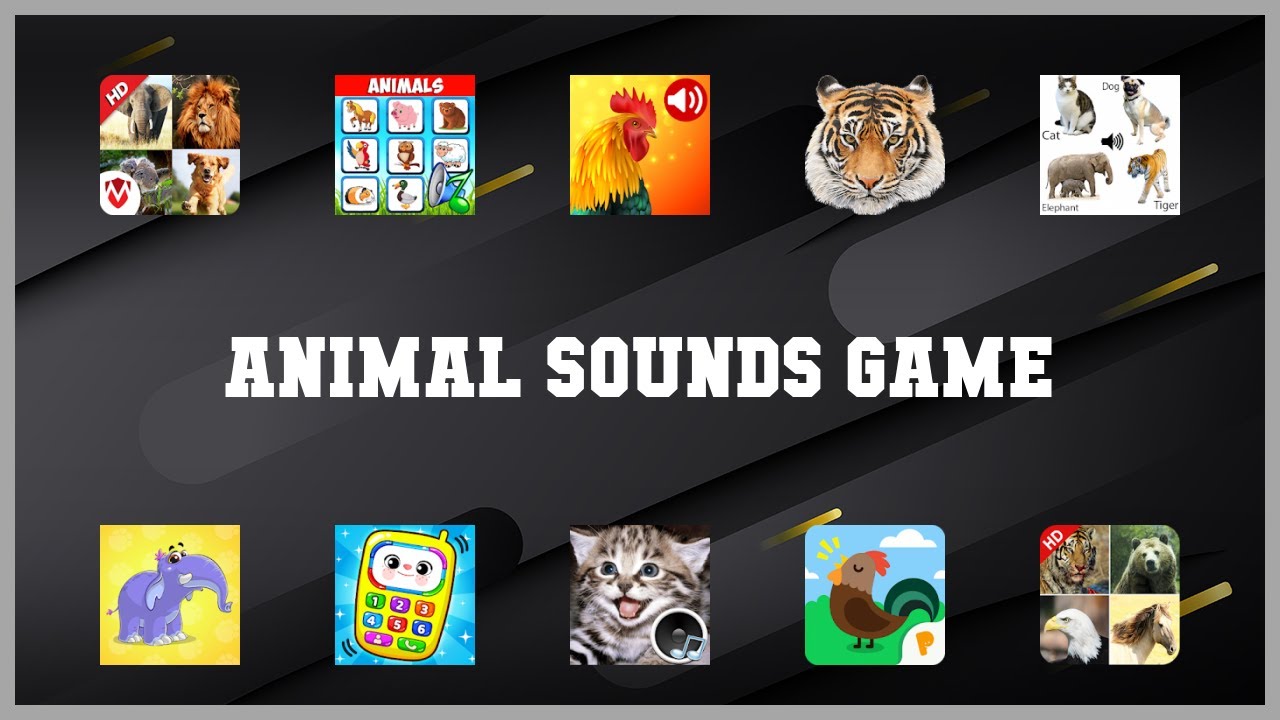 Must have 10 Animal Sounds Game Android Apps