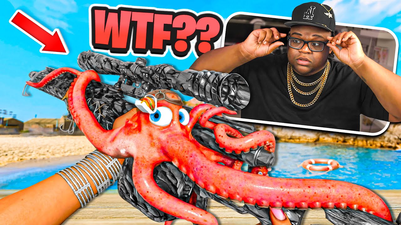 The *NEW* SQUID SNIPER gave me AIMBOT on Rebirth Island🦑🏝️