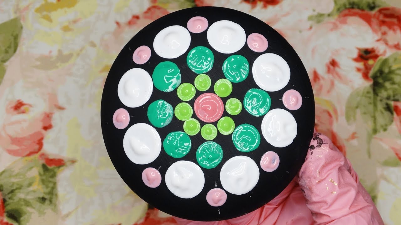DIY How to Make a Mandala Stone | Painted Dotting Art | Satisfying Painting Rocks
