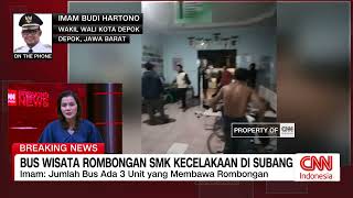 Penjelasan Wakil Wali Kota Depok Soal Kecelakaan Bus Rombongan SMK di Subang