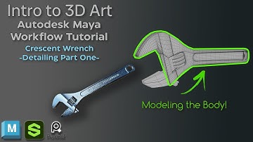 Getting Started in Autodesk Maya | 3D Modeling a Crescent Wrench | Tutorial Series Part 2