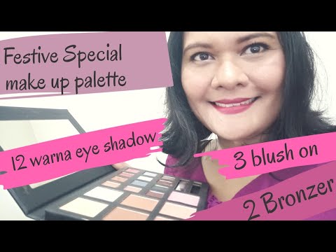 BEAUTYGLAZED COLOR BOARD EYESHADOW PALETTE FULL SWATCHES!!! |Claudiee101. 