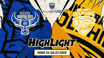 Full Game Game 26: Hanoi Buffaloes vs. Nha Trang Dolphins l VBA Brought by NovaWorld 2022