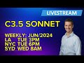 25/Jun/2024 - Claude 3.5 Sonnet, Claude = judge, 1PB dataset DCLM-Pool - LifeArchitect.ai LIVESTREAM