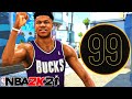 99 SPEED-BOOSTING GIANNIS ANTETOKOUNMPO is OVERPOWERED in NBA 2K21