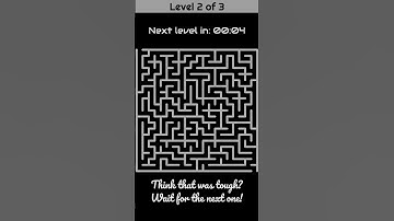 Can You Solve These Brain Game Mazes? 🧩 3 Levels in 2 Mins!