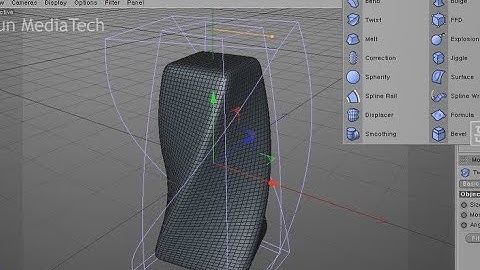 [시포디 강좌] 디포머와 섭디비젼의 구성방법: 시네마 4D(Cinema 4D Deformer & Subdivision Tutorial)