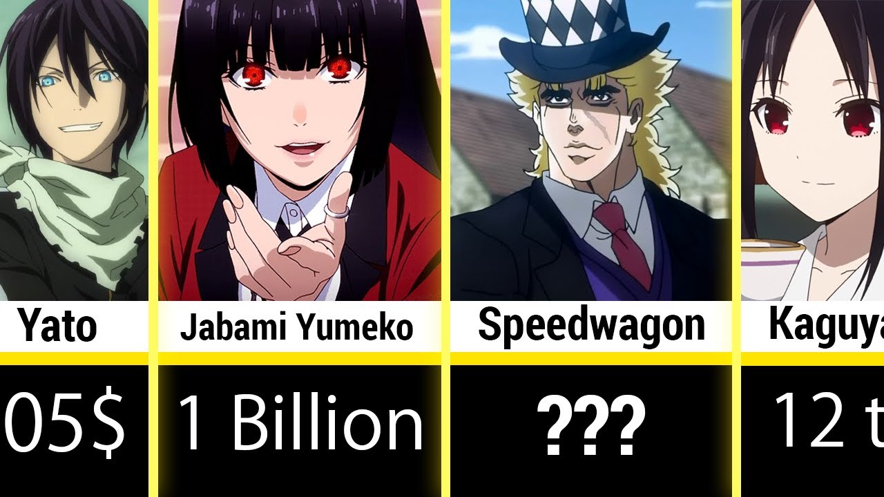 Comparison: Richest Anime Characters ⛩️🌸☯💗 #anime #manga 