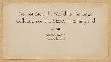 Unlike the JVM Elixir does not do stop the world garbage collection