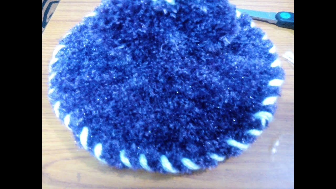 How to make winter dress with far wool - knitting dress - fluffy yarn