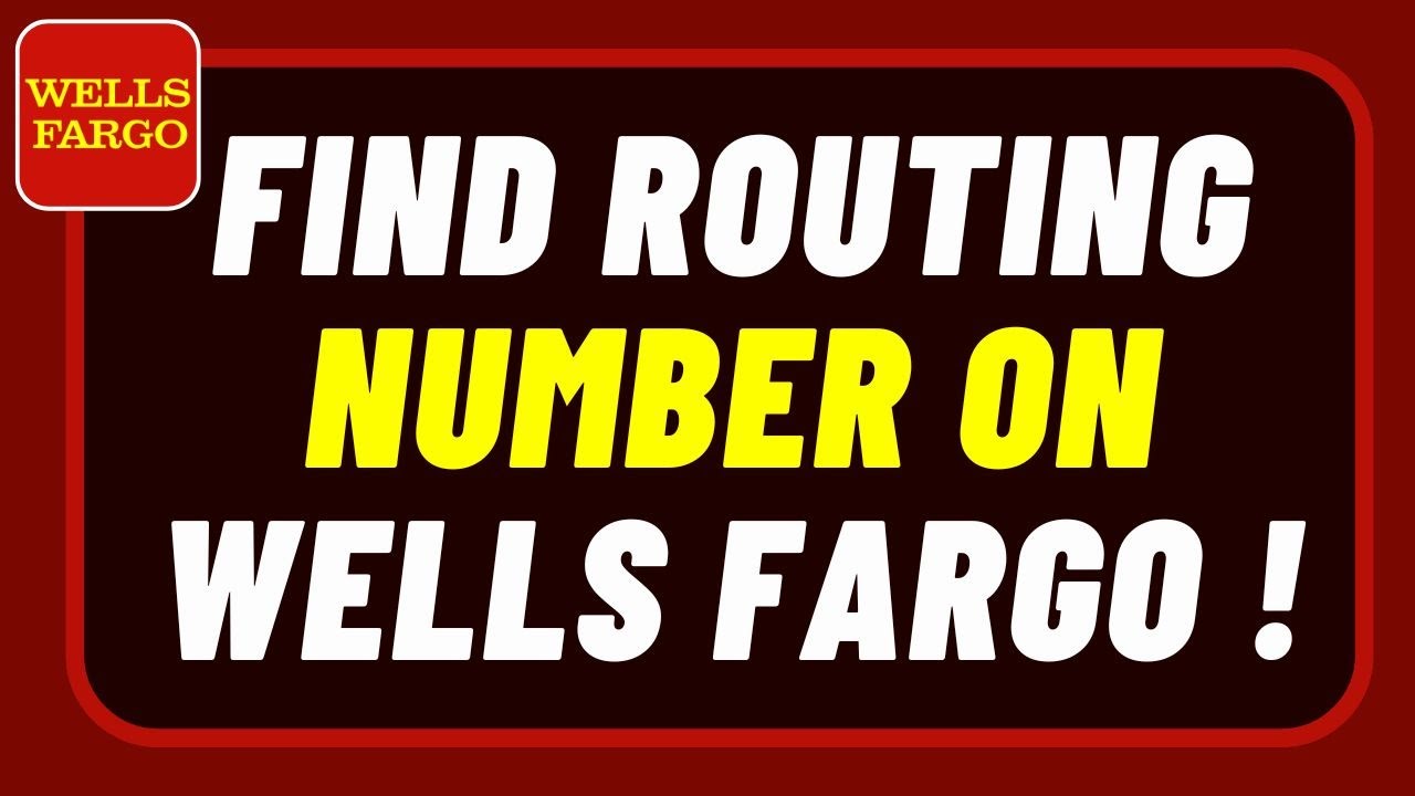 How To Find Bank Routing Number Wells Fargo YouTube How To Find Bank Routing Number Wells Fargo YouTube