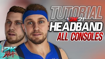 Add / Remove Headbands in NBA 2K21 - tutorial ( all consoles)