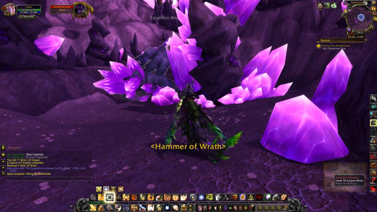 Hitting The Motherlode Quest ID 10293 Playthrough Netherstorm