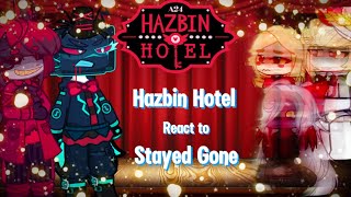 Hazbin Hotel react to "Stayed Gone"//(Alastor x Vox)//Gacha Life 2//My AU ☆Speed up to 2x is better