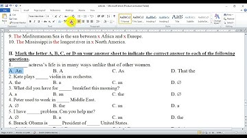 Bài 67. Bài tập mạo từ (Articles) | Tiếng Anh thầy Minh