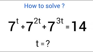 A Nice Olympiad Exponential Problem