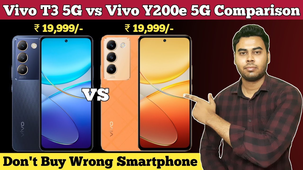 Vivo T3 5G Vs Vivo Y200e Full Comparison In Hindi Best Gaming vivo-t3-5g-vs-vivo-y200e-full-comparison-in-hindi-best-gaming