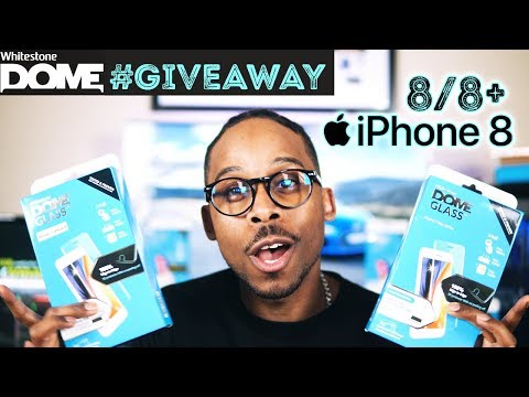 Whitestone Dome Glass Giveaway for the iPhone 8 & 8 plus ( Best Glass Screen Protector )