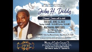 Funeral Services For John H. Dobbs