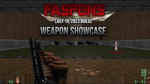 Doom mod weapon showcase: Faspons [July 18th, 2023 build)