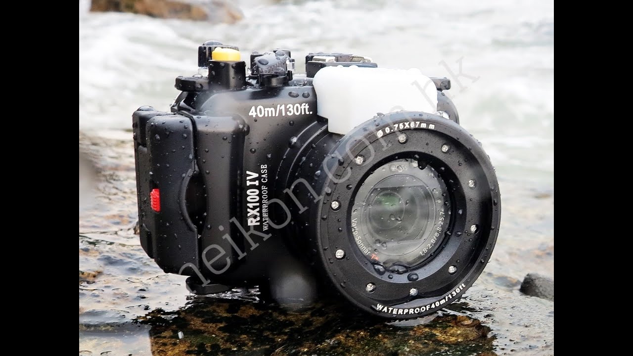 Watch this test of Meikon underwater camera housing for Sony RX100 IV
