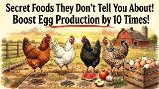 9 Amish Natural Foods That Massively Boost Egg Production in Chickens | Natural Chicken Feed 9 Amish Natural Foods That Massively Boost Egg Production In Chickens Natural Chicken Feed