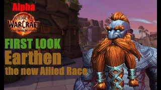 Earthen Allied Race FIRST LOOK  - The War Within