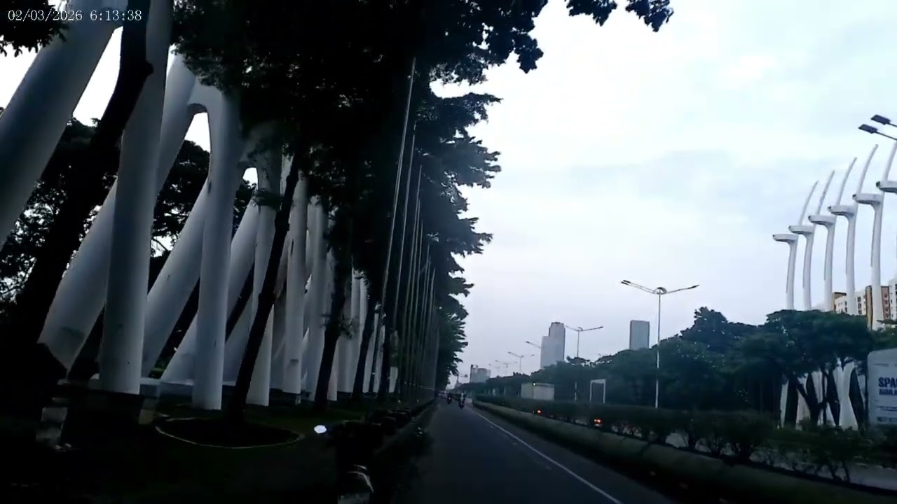 Hari ini aku ke daerah kelapa gading 200 km brica AE3X