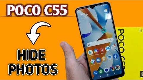 Poco c55 photos hide kaise kare, How to Hide photo and videos in poco c55
