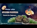​🎨 Easy Watercolor Stones Painting Tutorial for Beginners (Step-by-Step) 🪨
