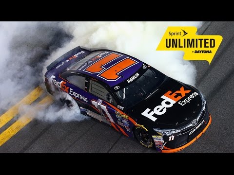 Denny Hamlin outlasts chaos to win wreck-filled Daytona 500 in overtime