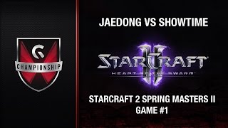 Jaedong vs ShoWTime - GC's 2015 SC2 Spring Masters II (Game #1)
