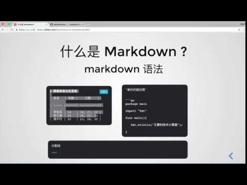 什么是 markdown？学习现代化的文章编写方式 / Web 开发技巧