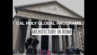 Cal Poly Architecture in Rome