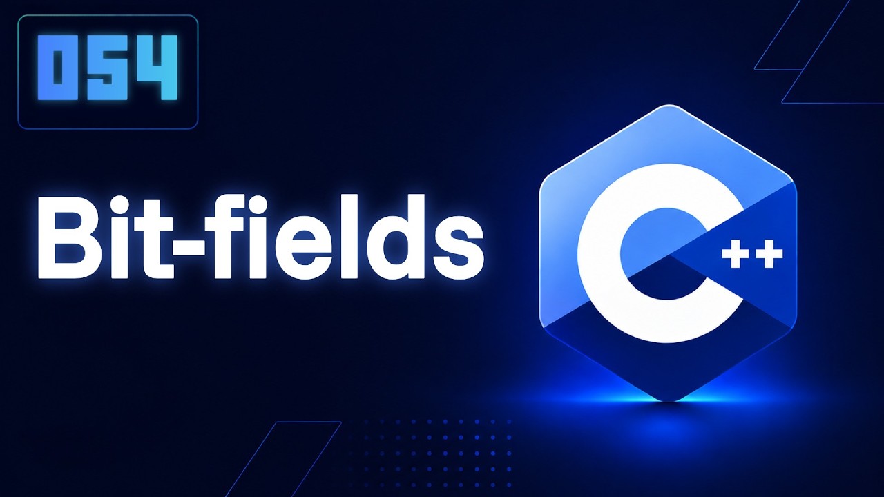 C++ #054 Bit-fields - YouTube
