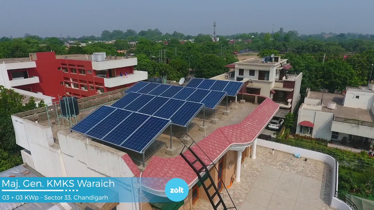 6 Kw Rooftop Solar System In Hyderabad Delhi Chandigarh