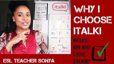 ESL  OFFICIAL Italki Teacher Sonya ll Why I Love Working on Italki ll My Second ESL Job!