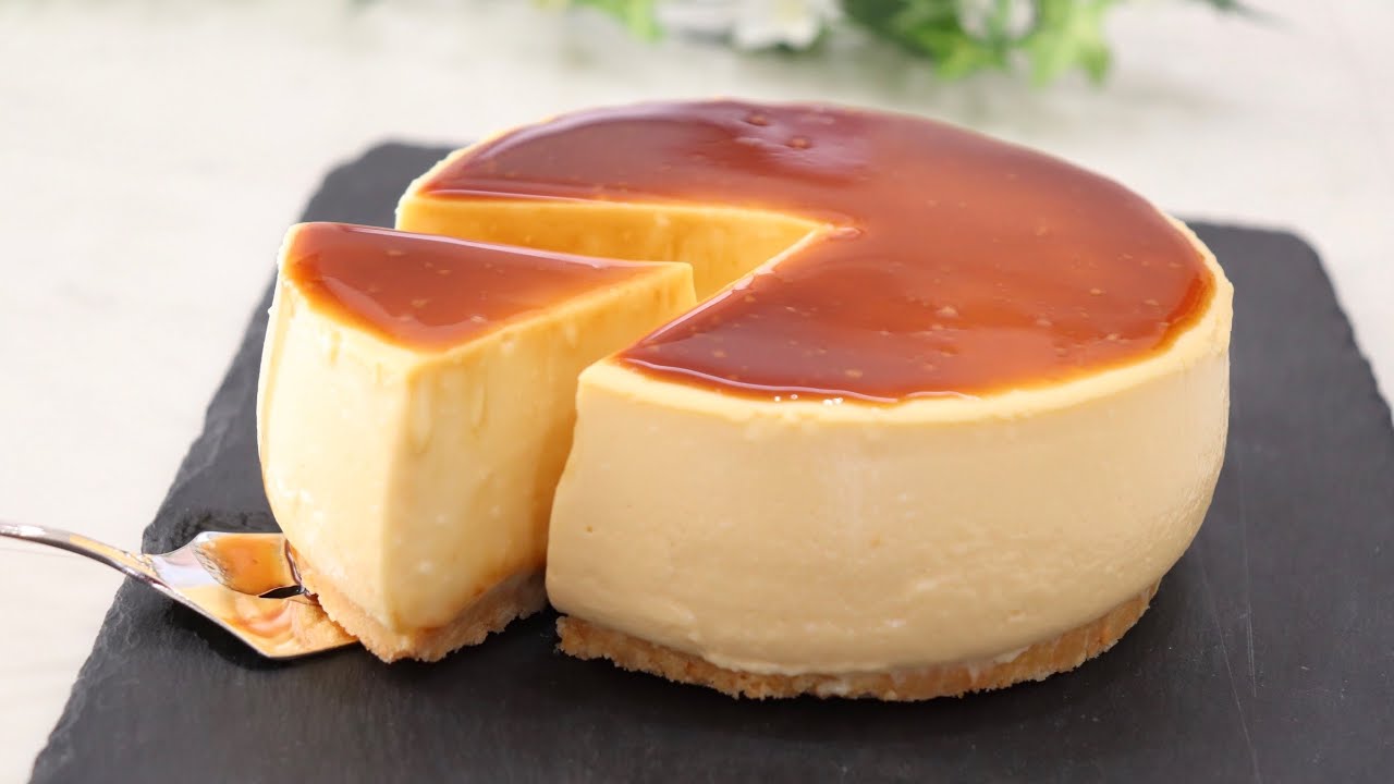 濃厚プッチンプリンチーズケーキ How To Make A Thick Cheese Pudding Cake Youtube