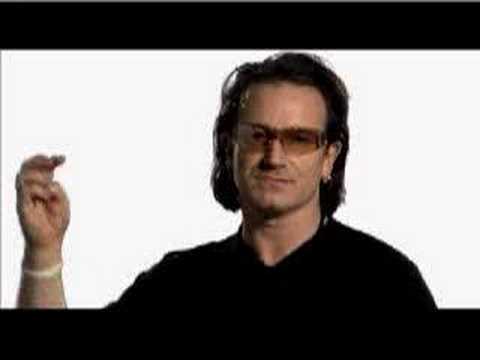 Make Poverty History - Bono