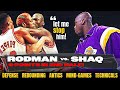 Dennis rodmans defensive masterclass shutting down shaq in second half and overtime