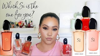 GIORGIO ARMANI PERFUME LINE REVIEW | REVIEWING THE SI FLANKERS I HAVE TRIED | MY PERFUME COLLECTION!