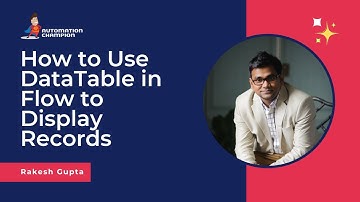 Display Records Data in a Table Using DataTable