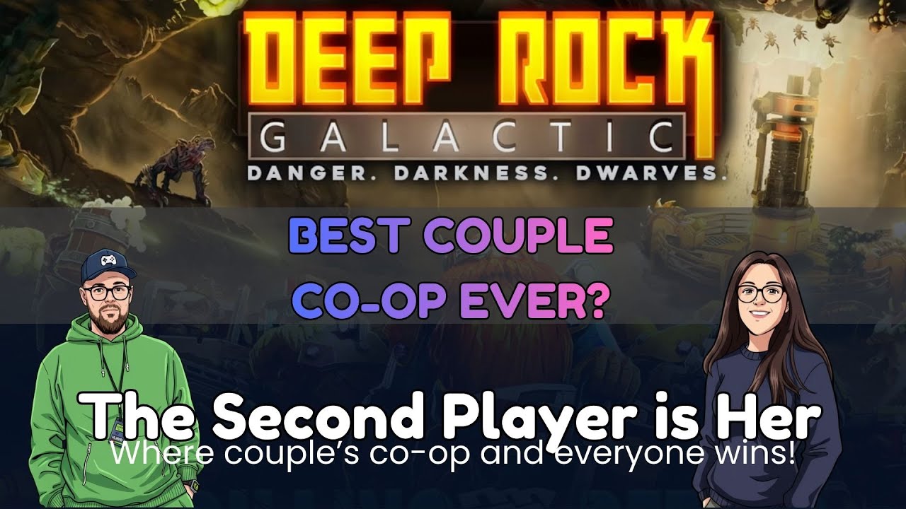 Best Couple Co-op Game EVER??? We review Deep Rock Galactic ⛏️