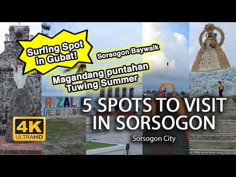 5 BEST MUST VISIT Spots in Sorsogon Virtual Tour in 4k