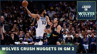 Minnesota Timberwolves defense stifles the Denver Nuggets as the Wolves take a 2-0 series lead