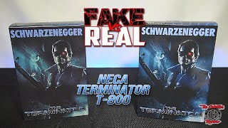 Fake Vs Real NECA Terminator Police Station Assault Action Figure Unboxing