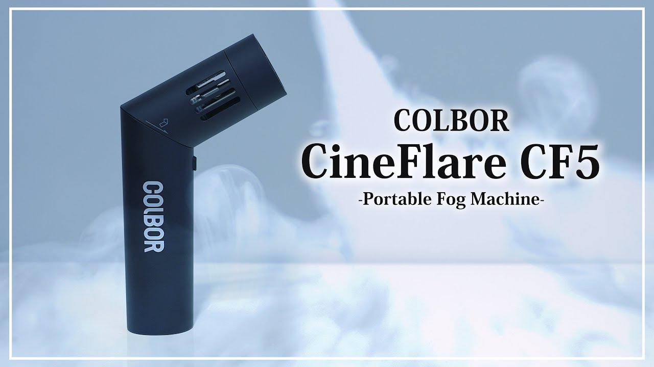 COLBOR CF5] Add some style to your videos! 40W high-output smoke