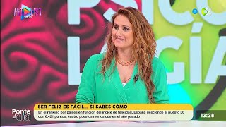 Hablamos de felicidad en Ponte al día Televisión con Daida Hernández