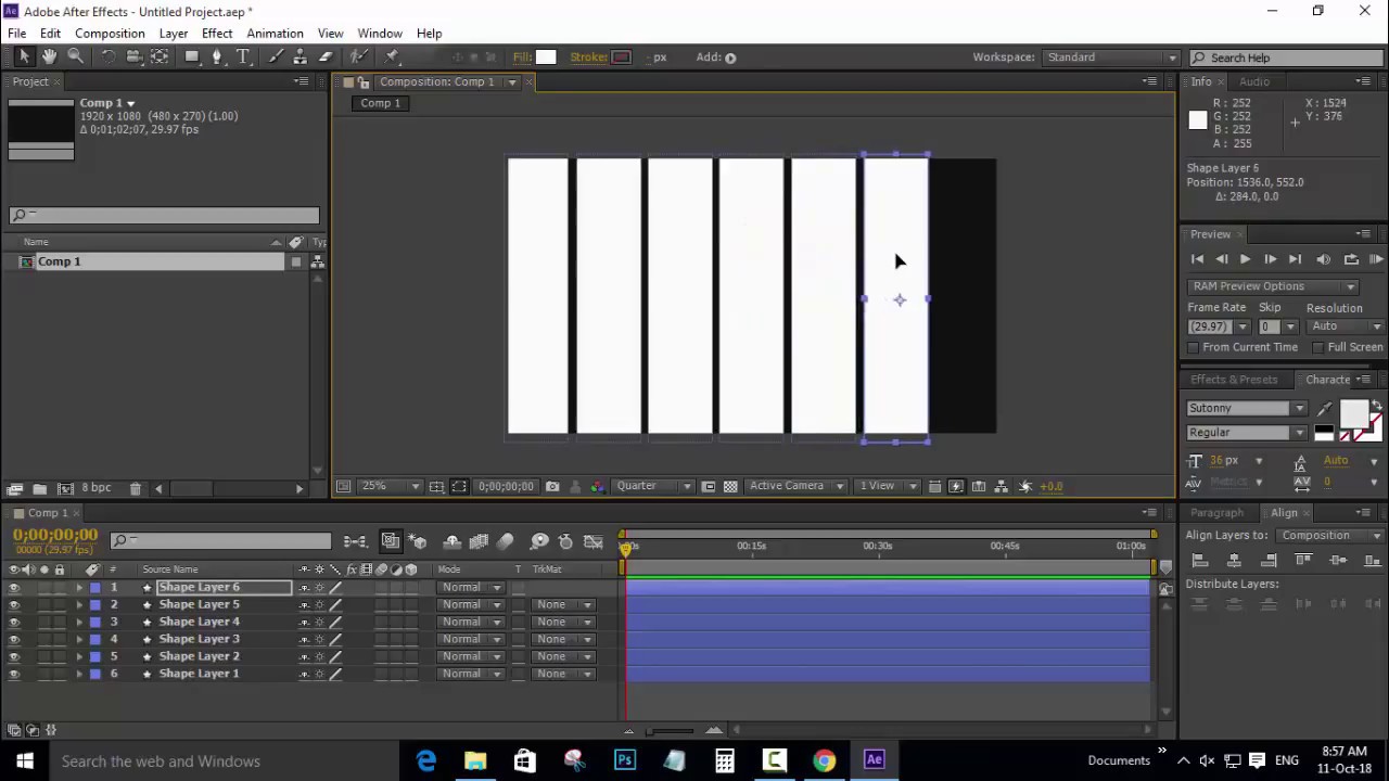 Animation matte in video After efffect tutorial ar graphics - YouTube