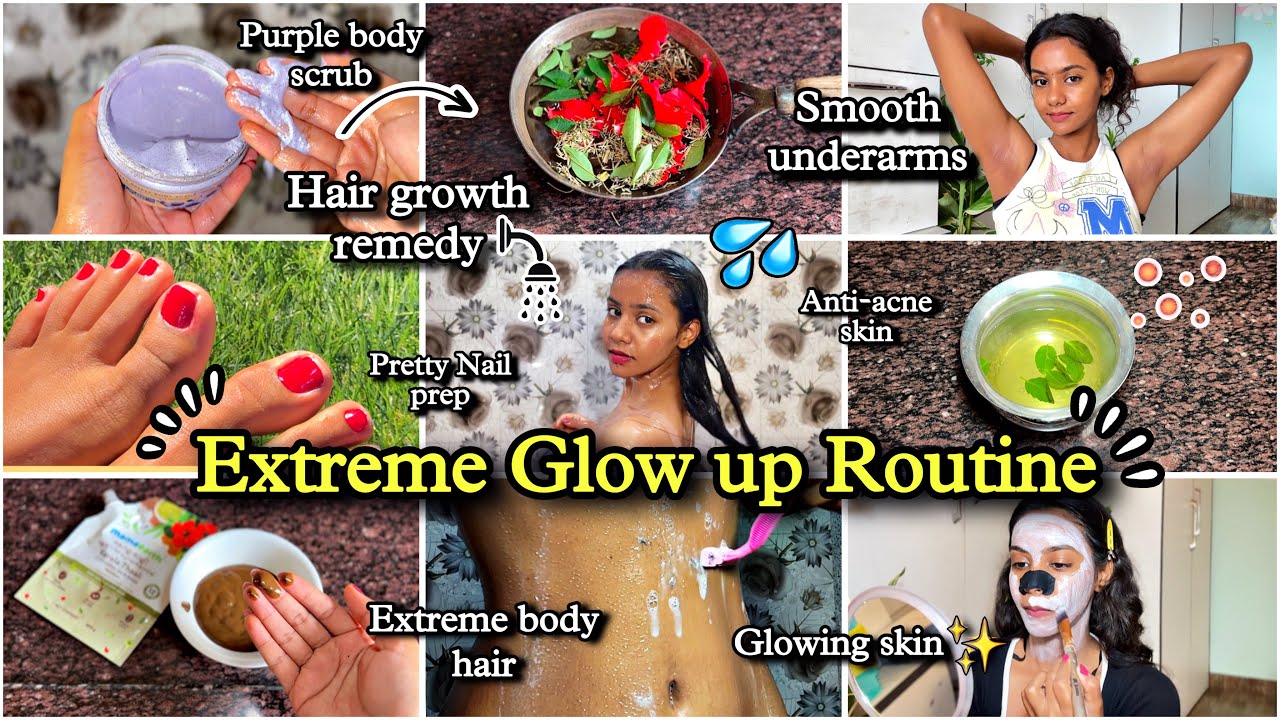 Glow Up with Me ✨💦👀💕| Hair, Skin, Confidence Boost Routine